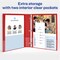 Avery Standard 3 Ring Binder, 1" Round Rings, 175-Sheet Capacity, 1.4 Inch Wide Spine, 1 Red Binder, Ideal for Lightweight Organization and Occasional Referencing (03310) - 12 Pack